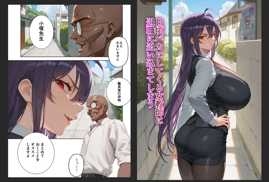 【無料エロ漫画・同人】ムカつく女教師を強●妊娠！催◯リベンジ！＃2-3枚目