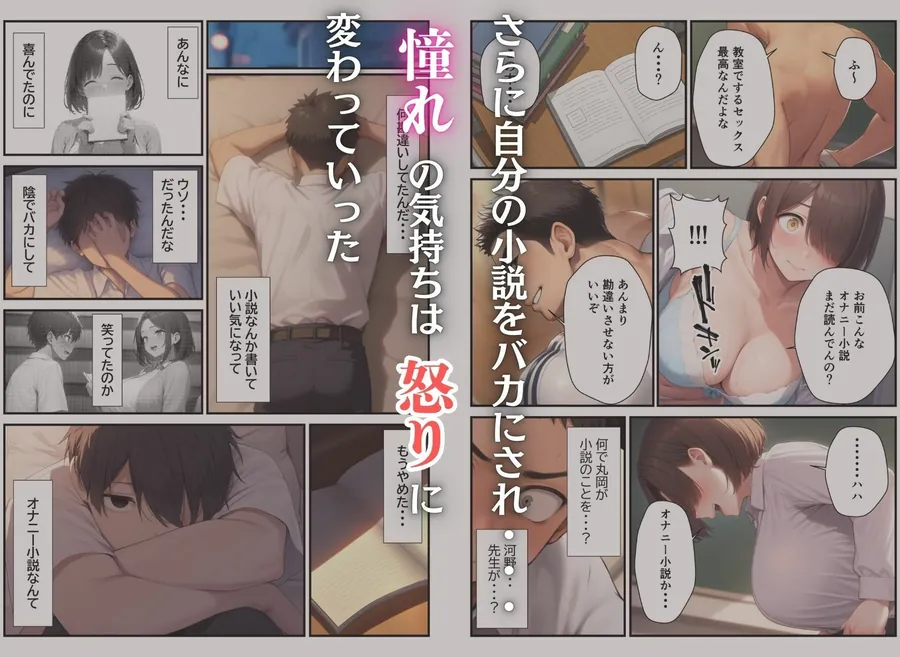 【無料エロ漫画・同人】憧れのむちむち熟女教師と特別課外セックスで童貞卒業-4枚目