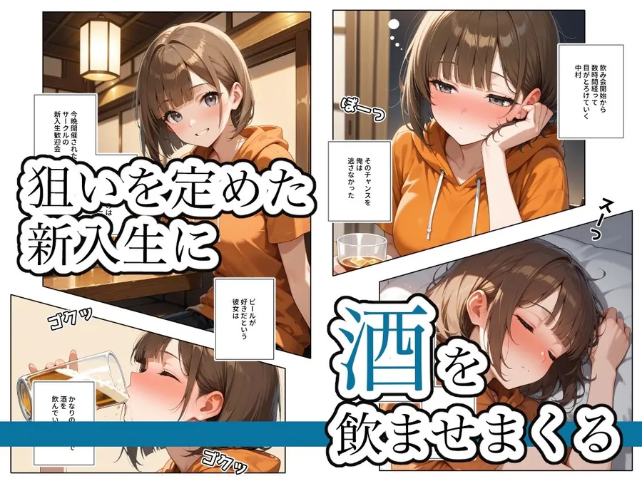 【無料エロ漫画・同人】ねる子は、ご馳走  〜中村ゆみこ編〜-1枚目