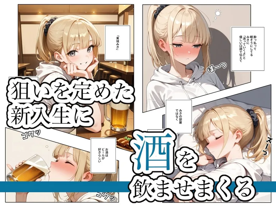 【無料エロ漫画・同人】ねる子は、ご馳走  〜東城みき編〜-1枚目