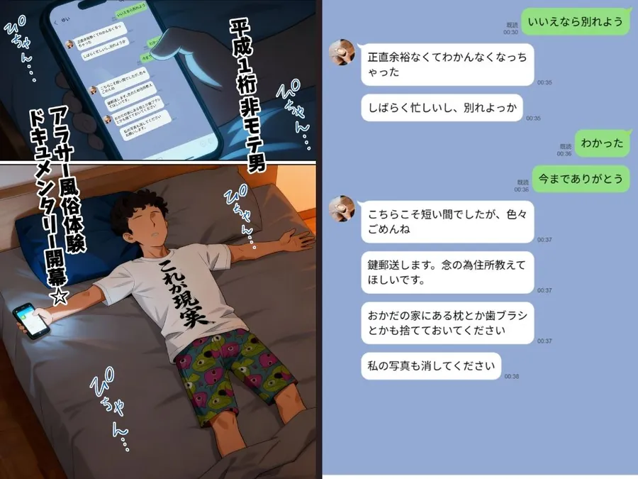 【無料エロ漫画・同人】【実話】アラサー独身サラリーマン「オカダ」西●口 ナース編-1枚目