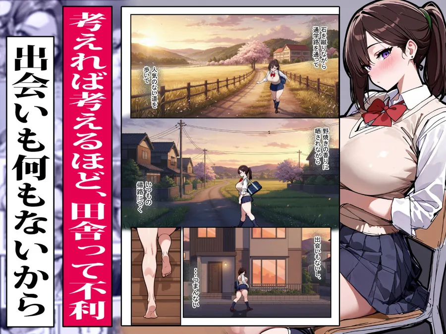 【無料エロ漫画・同人】「旦那、〇ね」と裏垢で呟く前に拗らせ処女JKがひたすらオナる話-2枚目