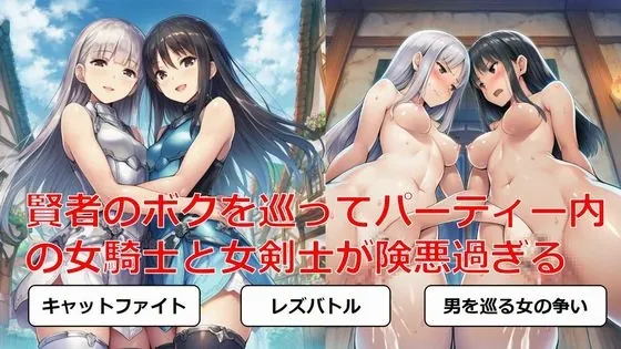 賢者のボクを巡ってパーティー内の女騎士と女剣士が険悪過ぎる(しろさわくろ) | RJ01545135