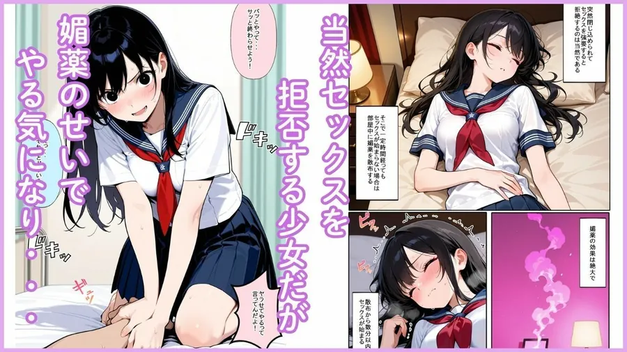 【無料エロ漫画・同人】SEXしないと出られない部屋  〜星野美麗編〜-3枚目