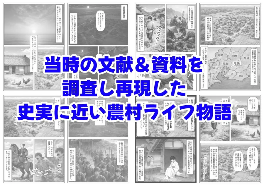 【無料エロ漫画・同人】《処女穴開け儀式》戦国時代の農村に俺が転生したら、エロすぎた史実の話2-7枚目