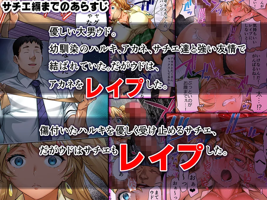 【無料エロ漫画・同人】ウド「ユメも何回もレ●プすると気持ちよくなるんだ。」-3枚目