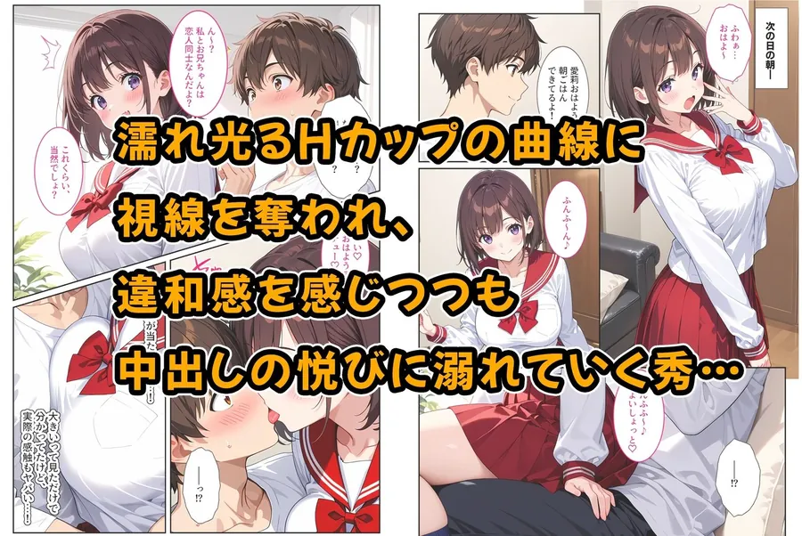 【無料エロ漫画・同人】記憶喪失の兄を騙して中出しセックスをねだってくる爆乳妹〜たわわに実った妹おっぱいに欲情して我慢できない〜-7枚目