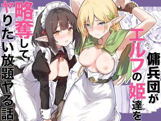 傭兵団がエルフの姫達を略奪してヤりたい放題ヤる話(毒マリモ) | RJ01595177