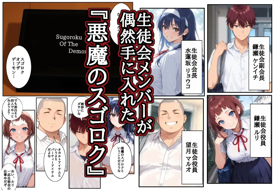 【無料エロ漫画・同人】Sugoroku Of The Demon （悪魔のスゴロク）-1枚目