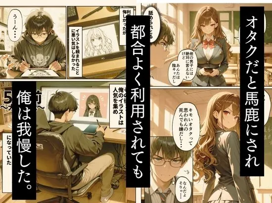 【無料エロ漫画・同人】昔、俺をバカにしていた幼馴染を10年後港区のタワマンに呼び出して朝まで〇〇する話。-2枚目