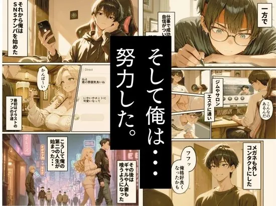 【無料エロ漫画・同人】昔、俺をバカにしていた幼馴染を10年後港区のタワマンに呼び出して朝まで〇〇する話。-4枚目