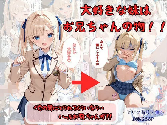 大好きな妹はお兄ちゃんの物！！  他の男にとられるくらいなら・・いっそお兄ちゃんが！（着衣（下着＆コスプレ）有りは大正義）