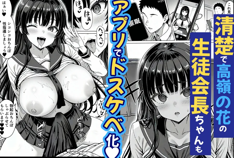 【無料エロ漫画・同人】卒アル催●アプリ クラスメイトを催●支配できる卒業アルバム大全集 【総集編・セット作品】-5枚目