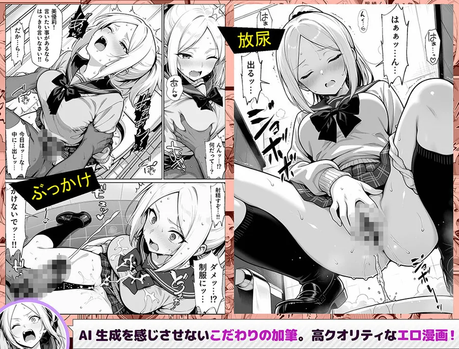 【無料エロ漫画・同人】100日後に妊娠する女子校生  〜井高  美優莉 編〜-4枚目