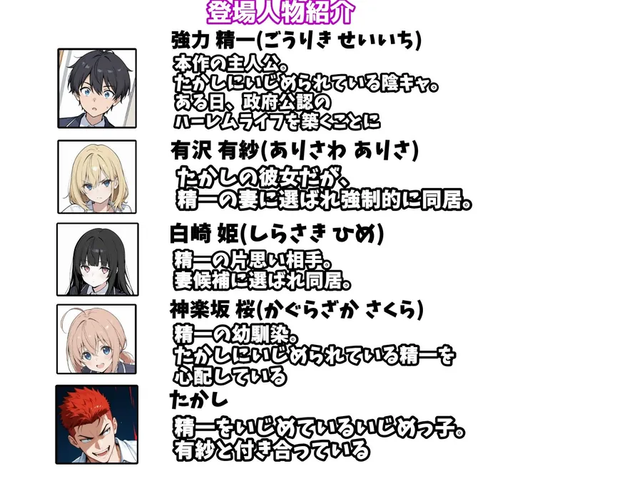 【無料エロ漫画・同人】陰キャの俺がSSSランク優良精子保有者に選ばれたのでハーレム王になる話 〜いじめられっ子逆転劇〜-7枚目